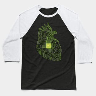 Circuit Heart Baseball T-Shirt